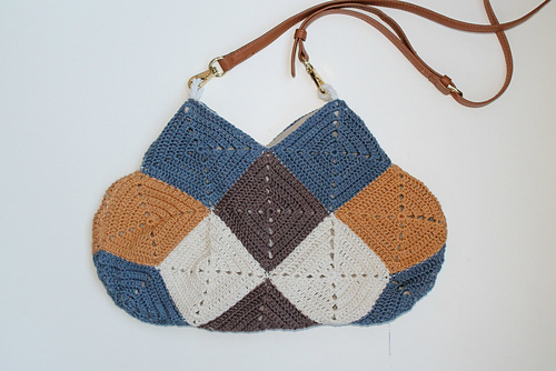 Solid kvadrat veske - fabcroc