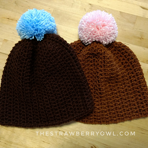 Pompom Slouch Hat photo 3