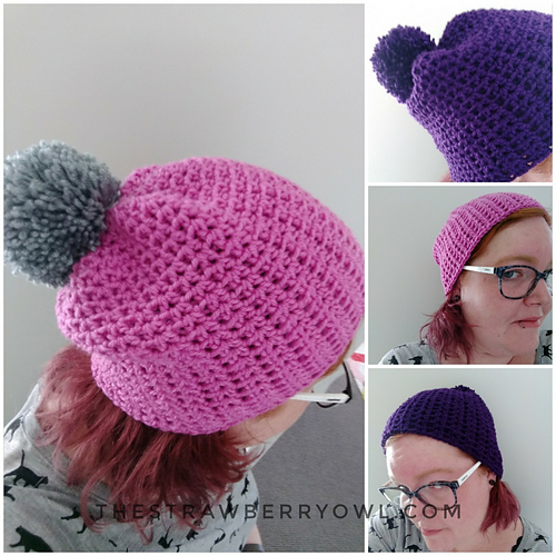 Pompom Slouch Hat photo 2