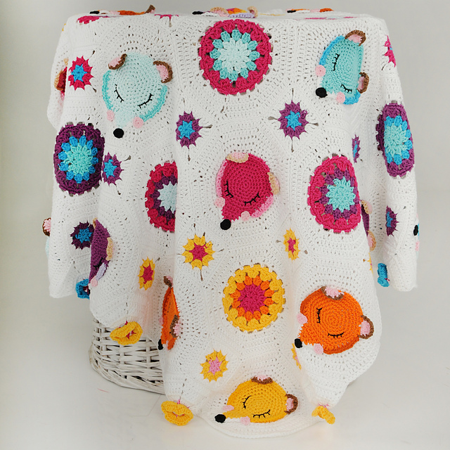 Ravelry Baby Blanket Fox Obsession pattern by passionatecraft2