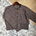Pin-stripe cardigan pattern 