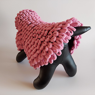 Fuzzy Plush Cat Dog Coat