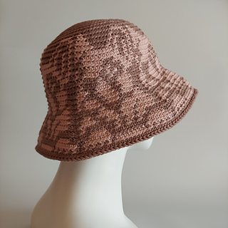Bucket Sun Hat with a French Bulldog motif
