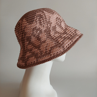 Bucket Sun Hat with a French Bulldog motif