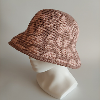 Bucket Sun Hat with a French Bulldog motif