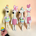 Long Dog Spring Easter Outfits pattern