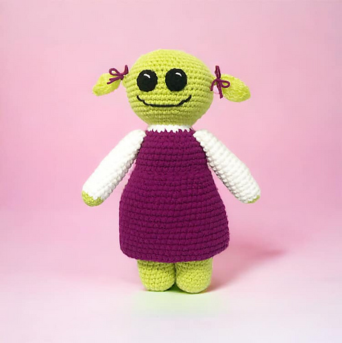PACHMINUSONE x MONALEE 人形 PATTERN: Crochet Nanalan' Mona Princess Doll - Etsy