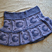 Lunar Crescent Square Mini Skirt pattern 