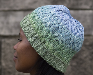 Cable Cubed Hat Pattern By Fatimah Hinds