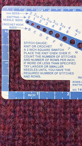 Post-wash, still pinned. Still at gauge (14x20)