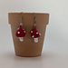 Mushroom Earrings Crochet pattern 