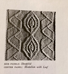 From Barbara Walker’s Second Treasury. Written for flat knitting and no chart.