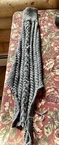 Right sleeve: 14,622 sts
