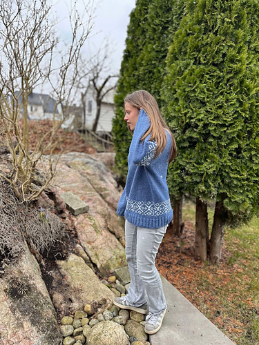 Terneholmen-genser - Ferdigstrikka (Vibeke Lauritsen)