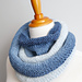 Roll Edge Ombre Cowl pattern 