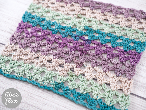 Wisteria Lattice Dishcloth