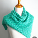 Sea Lettuce Shawlette pattern 