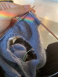 WIP featuring a rainbow