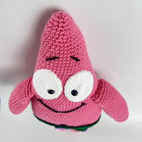 Patrick Star-dokke (Amigurumi) - Finolca Crochet