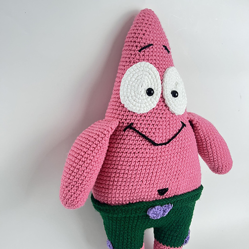 Patrick Star-dokke (Amigurumi) - Finolca Crochet