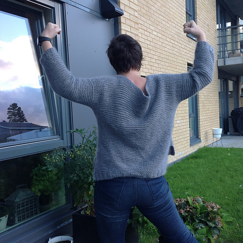 Mammas hjemmestrikkede genser! 