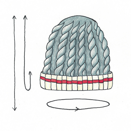 Ravelry Tiny Lumberjack Hat pattern by Fiona Alice