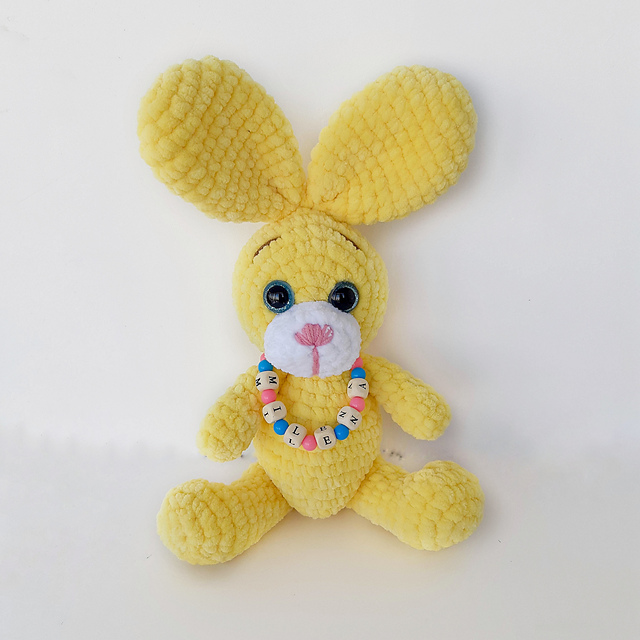 yellow bunny plush