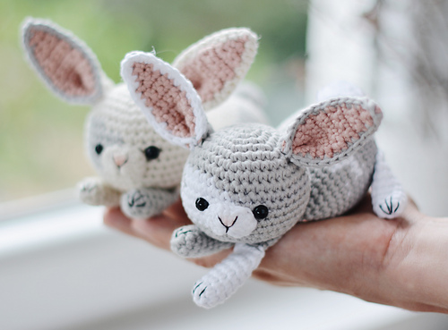 Ravelry: Spotted Gray Bunny pattern by Mareeva Olga