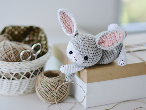 Ravelry: Spotted Gray Bunny pattern by Mareeva Olga