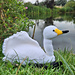 Knitted Whooper Swan pattern 