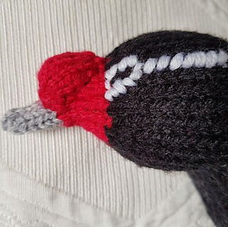 Knitted Black Necked Swan Toy