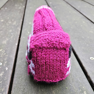 Caitlin Knitted Train Rear View