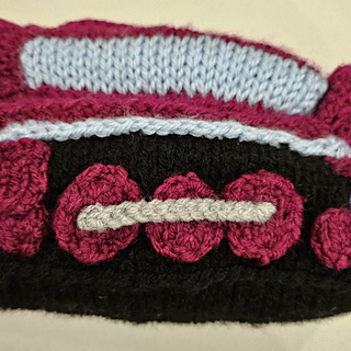 Knitted Toy Train Wheels