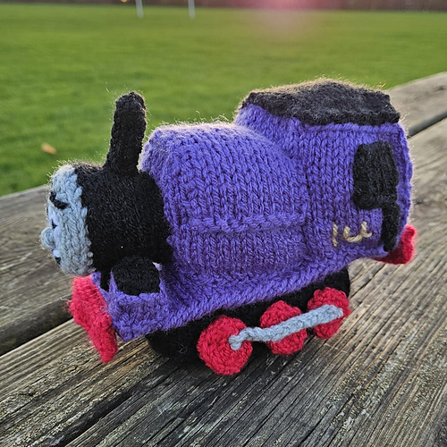 Free Knit Train Pattern Ravelry: Knitted Steam Train pattern by Fitting in Knitting