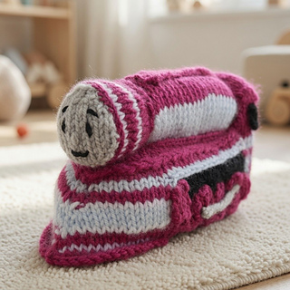 Thomas and friends knitted train toy Caitlin