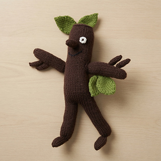 Knitted Stick Man Toy