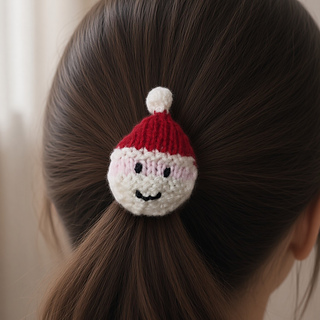 Knitted Santa Hairband