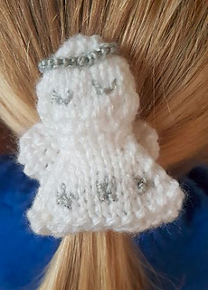 Little knitted angel hair accessory