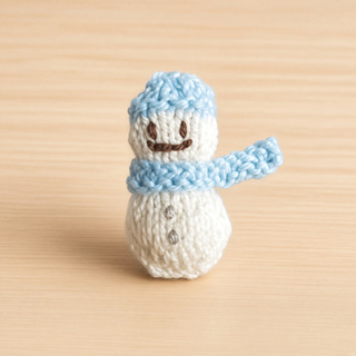 Little Knitted Snowman Toy