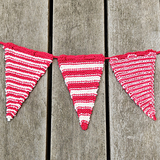 Striped Knitted Bunting
