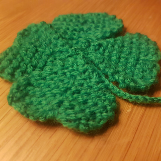 Knitted good luck keepsake