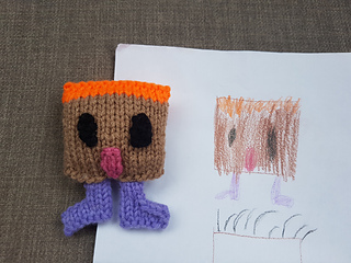 Knitted monster designs