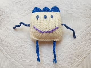 Knitted Halloween monster