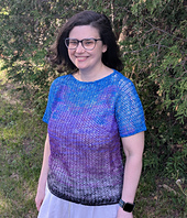 Size 4
Crazy About Yarn Fingering Gradient cakes
Iris Wing