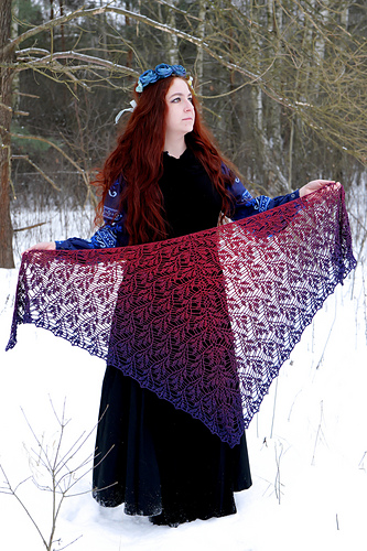 Olcha (Alder) shawl