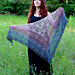 Jagódka (Blueberry) shawl pattern 