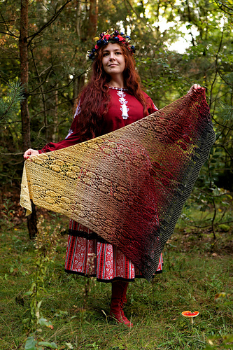 Święto Plonów (Harvest Festival) shawl