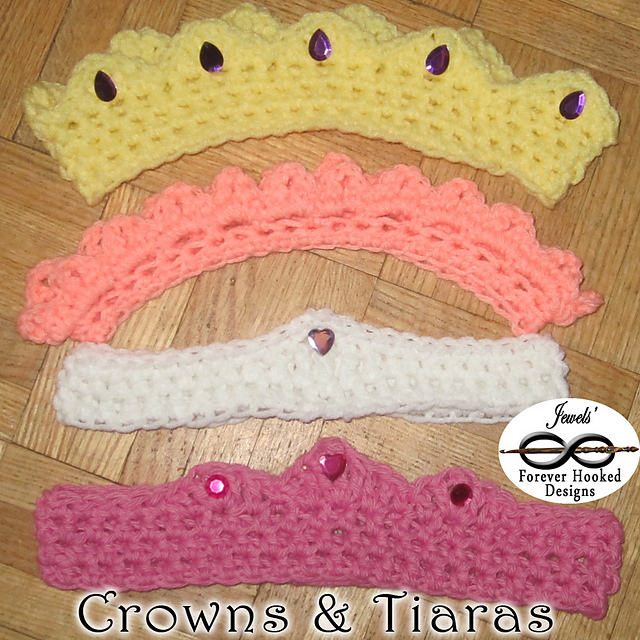 Ravelry: Crowns &amp; Tiaras pattern by Jewels' Forever Hooked Designs