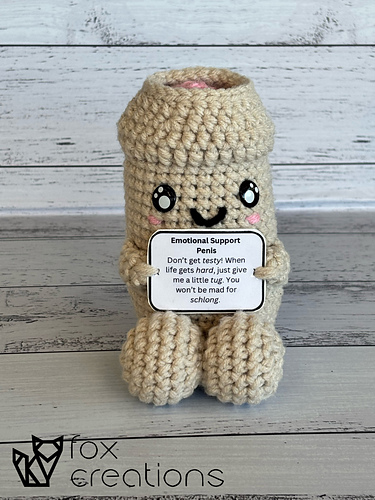 Emotional Support Penis - Monica Fox