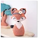 Fern & Fynn Mum & Baby Fox crocheted toy or decor pattern 